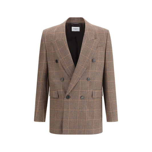 Saint Laurent Beige Wool Blazer