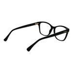 Max Mara Black Women Glasses Frame in acetate, full-rim rectangle style with demo lenses, includes branded case, size 54-15-140.