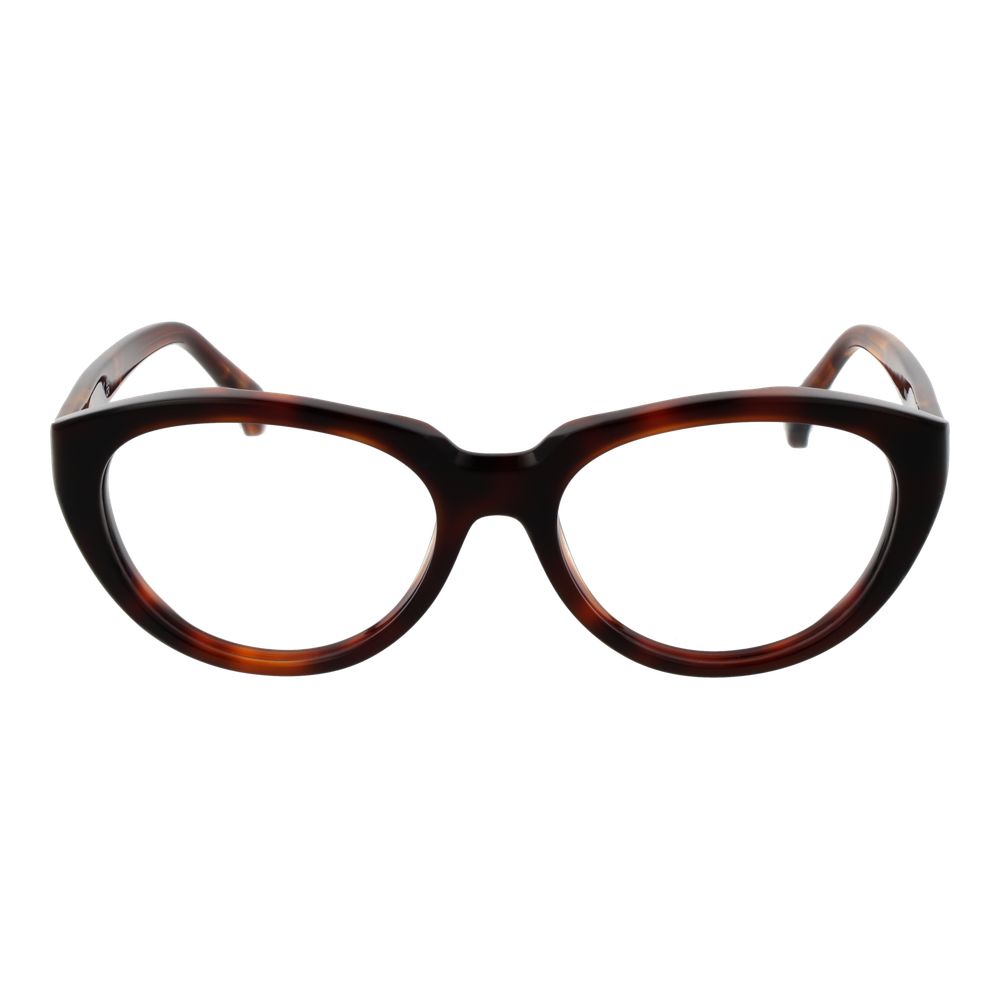 Max Mara Brown Women Glasses Frame in acetate, cat eye full-rim, demo lenses, branded case included, elegant eyewear for women