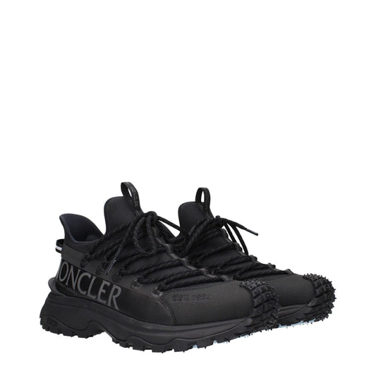 Moncler Black Fabric Athletic Sneakers MO-15268600185097-EU40/US7