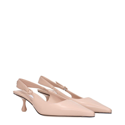 Jimmy Choo Pink Leather High Heel Pumps JI-15269034295561-EU35.5/US5.5