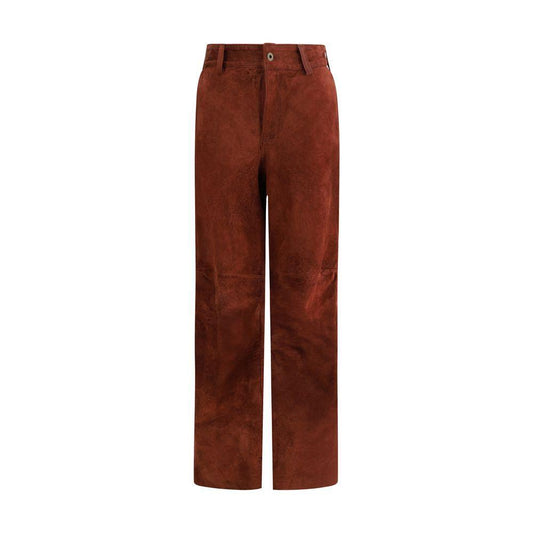 Salvatore Santoro Suede Pants SA-49095DPRUNE-IT40 | M