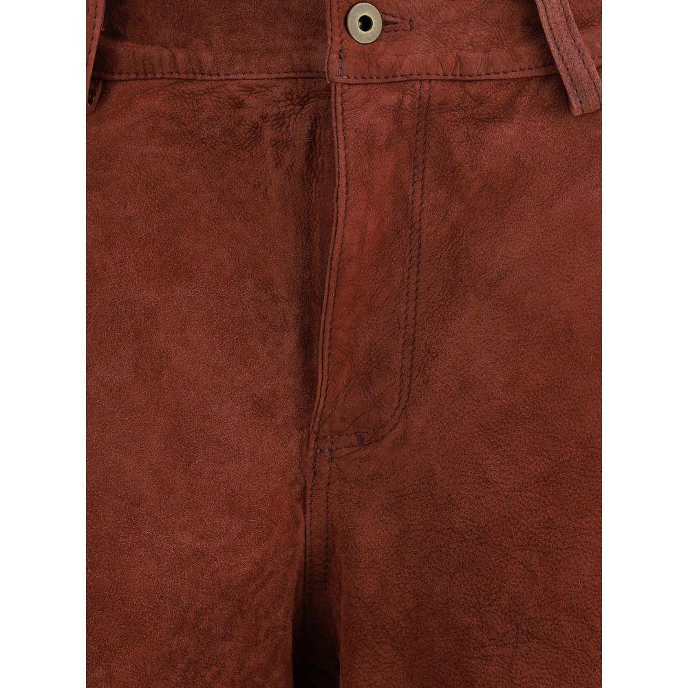 Salvatore Santoro Suede Pants SA-49095DPRUNE-IT40 | M