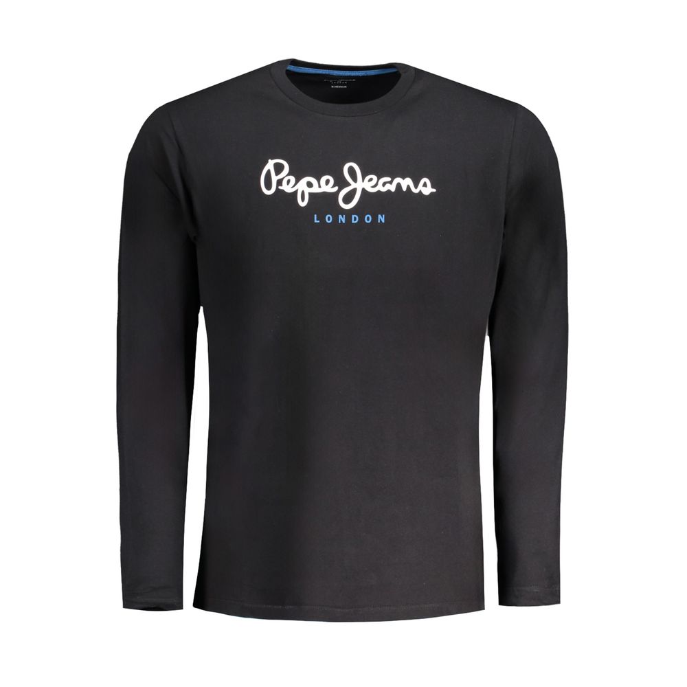 Pepe Jeans Black Cotton Men's T-Shirt