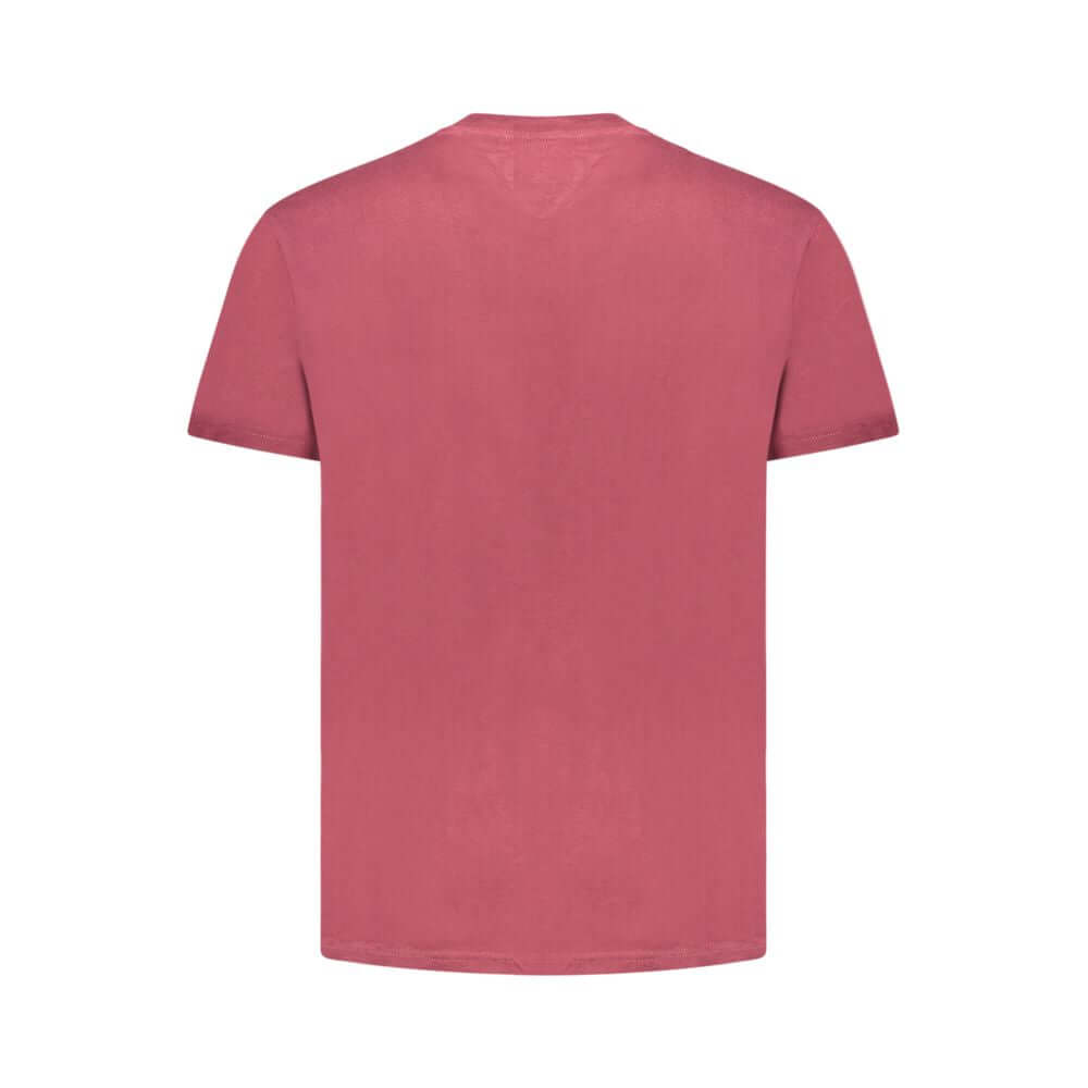 Tommy Hilfiger Red Cotton Men T-Shirt
