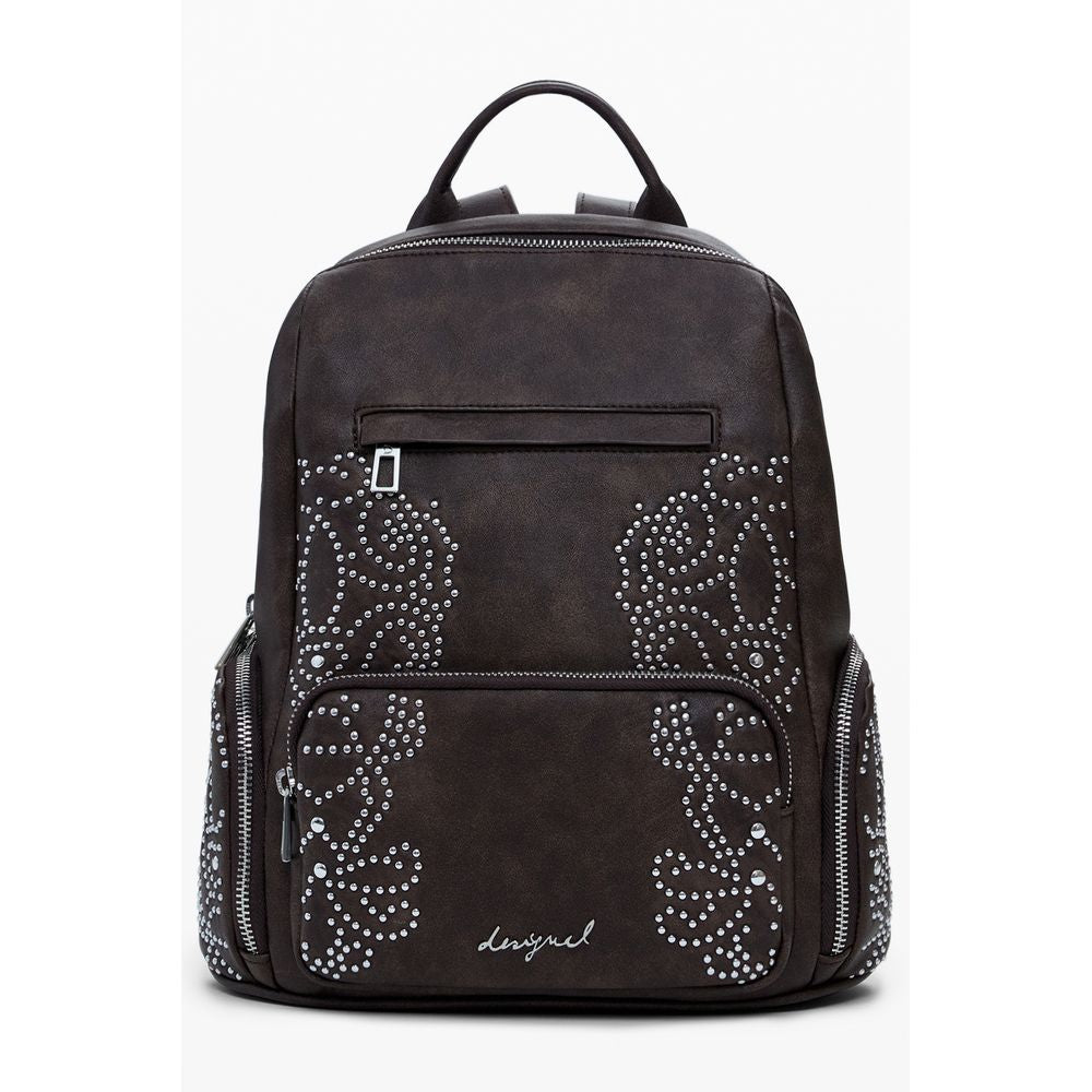 Desigual Brown Polyethylene Women Backpack