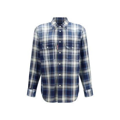 Dsquared² Multicolor Cotton Pattern Shirt
