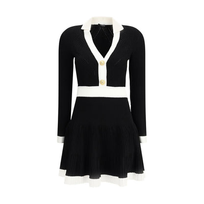 Balmain Black Viscose Casual Dress