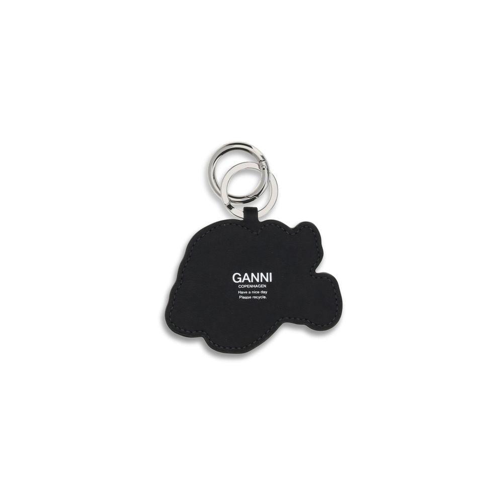 Ganni Multicolor Recycled Leather Keychain