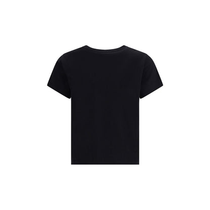 Back view of Givenchy Black Cotton T-Shirt featuring a comfortable fit and crew neck, perfect for casual and stylish looks.