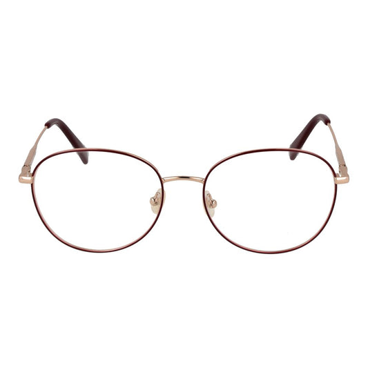 Longchamp Red Women Glasses Frame with full-rim metal design, red color, size 54-17-140, demo lenses, and spring hinge.