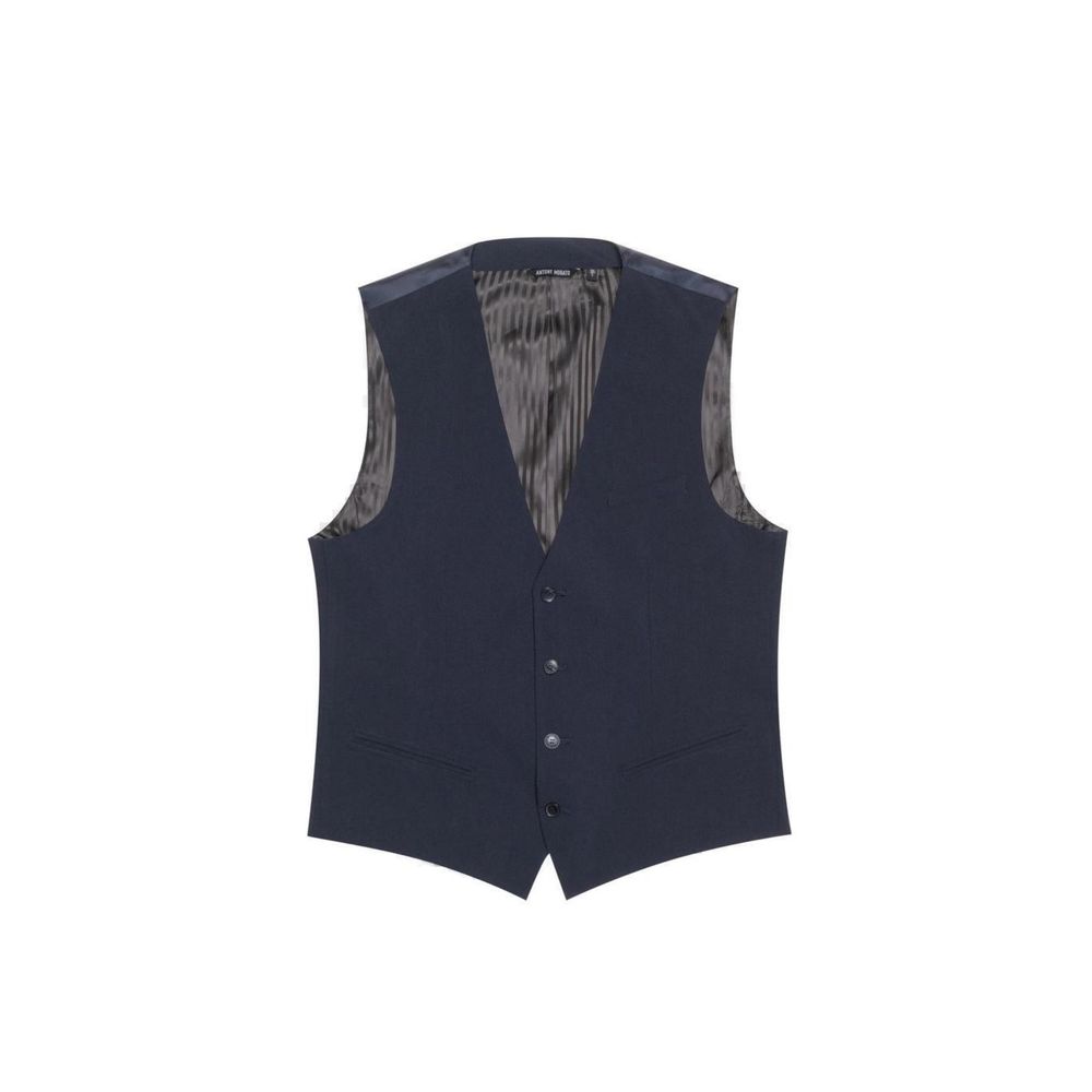 Antony Morato Blue Polyester Suit
