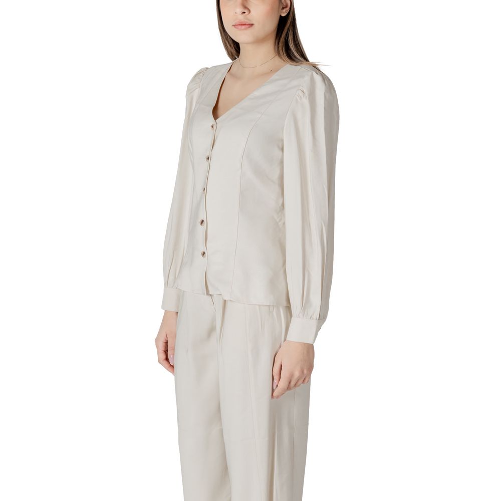 Vila Clothes Beige Viscose Top1728,71956299936,Beige,Clothing,IT36|XXS,IT38|XS,New with tags,Sportswear - Clothing,Tops - Sportswear - Clothing,Vila Clothes,Women