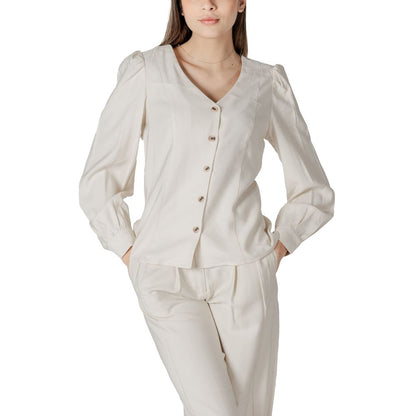 Vila Clothes Beige Viscose Top1728,71956299936,Beige,Clothing,IT36|XXS,IT38|XS,New with tags,Sportswear - Clothing,Tops - Sportswear - Clothing,Vila Clothes,Women