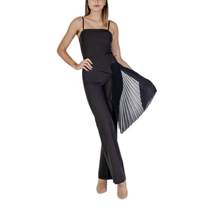 Rinascimento Black Polyester Rompers