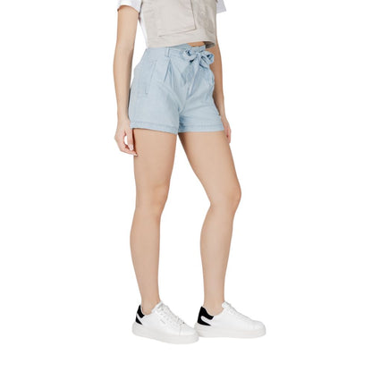 Only Light Blue Lyocell Shorts