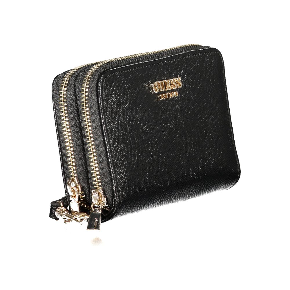 Guess Jeans Black Polyethylene Women Wallet