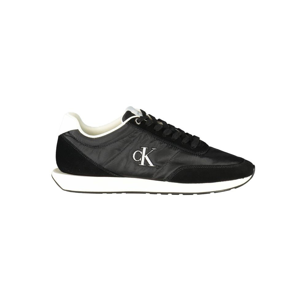 Calvin Klein Black Polyester Men Sneaker 1728,67403481248,Athletic - Sneakers - Shoes,Black,Calvin Klein,EU41/US8,EU42/US9,EU43/US10,EU44/US11,EU45/US12,Men,New with tags,Shoes,Sneakers - Shoes