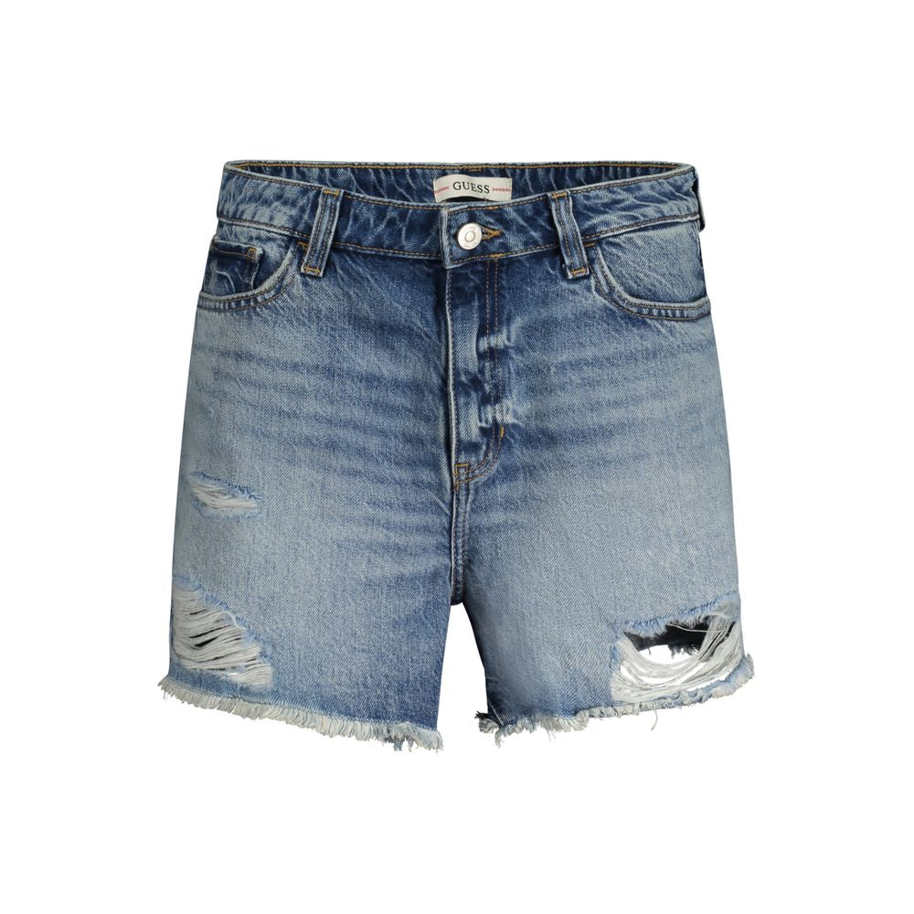 Guess Jeans Azzurro Cotton Women's Short