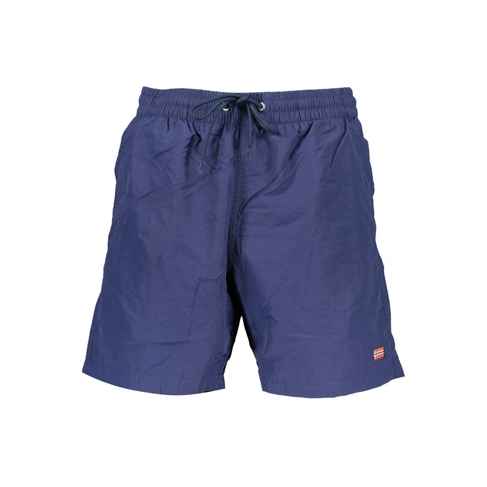 Norway 1963 Blue Polyamide Men's Swim Boxer