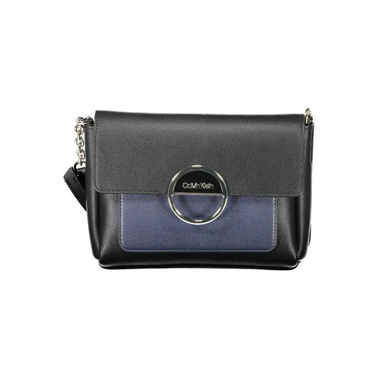 Calvin Klein Black Polyurethane Women Shoulder Bag 1728,67403481248,Bags,Black,Calvin Klein,New with tags,Shoulder Bags - Bags,Women