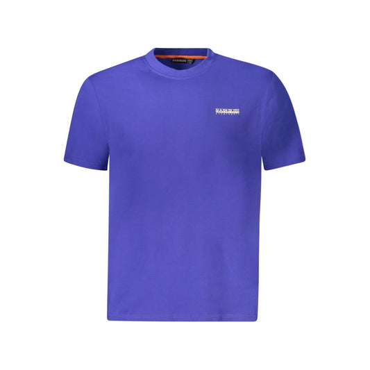 Napapijri Blue Cotton Men's T-Shirt