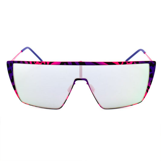 Italia Independent Bicolor Metal Sunglasses in purple and pink, women's fashion eyewear with 64/00/135 mm size, stylish and unique design.