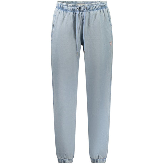 Guess Jeans Azzurro Cotton Men's Track Pant