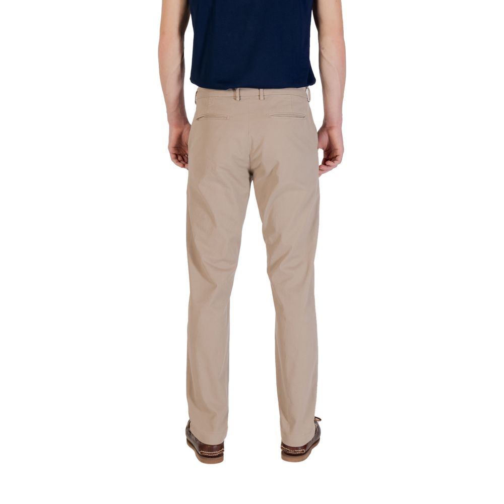 Borghese Beige Cotton Skinny Pants