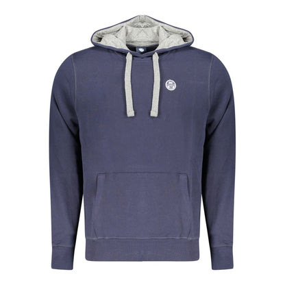 North Sails Blue Cotton Men's Hoodie