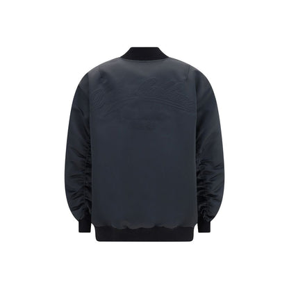 Dolce & Gabbana Black Polyester Bomber