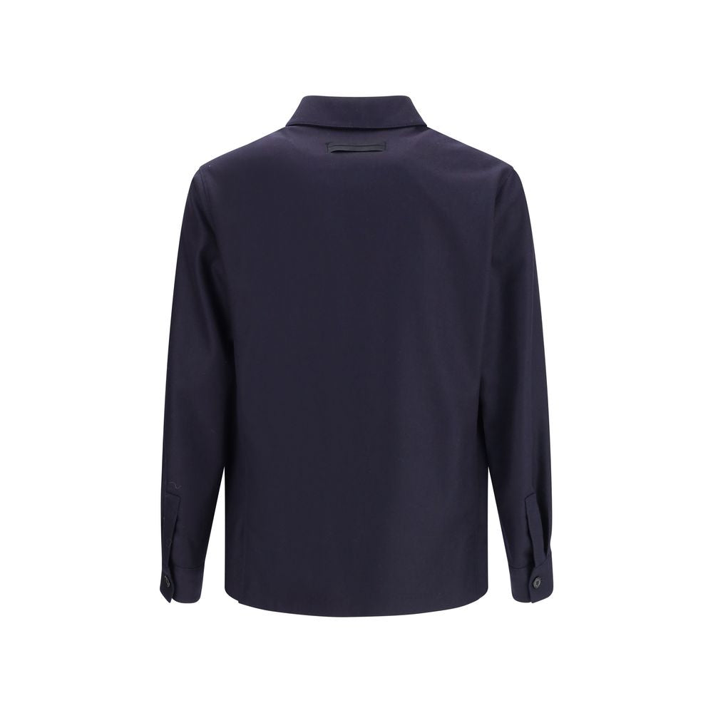 ZEGNA Blue Wool Clothing