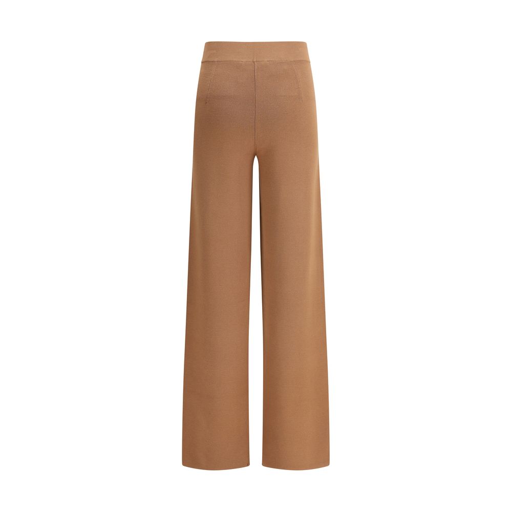 Max Mara Brown Viscose Casual Pants
