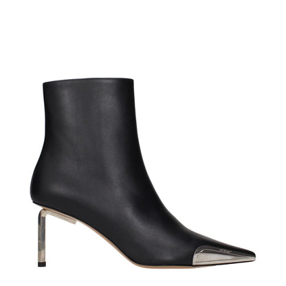 Off-White Black Leather Ankle Boots 1728,75667636384,Ankle - Boots - Shoes,Black,Boots - Shoes,EU36/US6,EU37/US7,EU39/US9,New with tags,Off-White,Shoes,Women