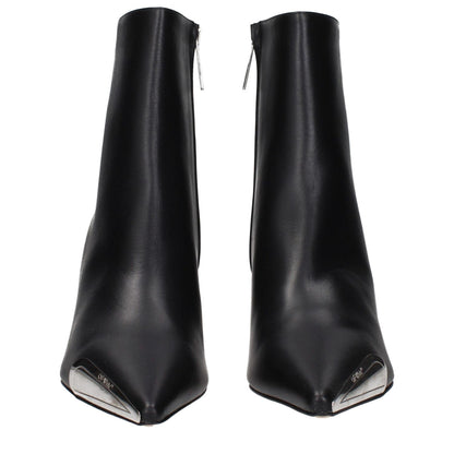 Off-White Black Leather Ankle Boots 1728,75667636384,Ankle - Boots - Shoes,Black,Boots - Shoes,EU36/US6,EU37/US7,EU39/US9,New with tags,Off-White,Shoes,Women