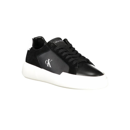 Calvin Klein Nero Leather Men Sneaker 1728,67403481248,Athletic - Sneakers - Shoes,Black,Calvin Klein,EU40/US7,EU44/US11,EU45/US12,Men,New with tags,Shoes,Sneakers - Shoes
