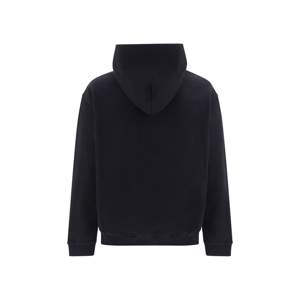 Margiela Black Cotton Sweatshirt 1728,72470364320,Black,Clothing,IT46 | S,IT48 | M,IT50 | L,Margiela,Men,New with tags,Sweaters - Clothing,Sweatshirts - Sweaters - Clothing