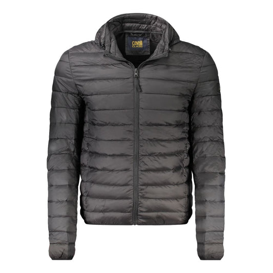 Cavalli Class Black Polyester Men's Jacket