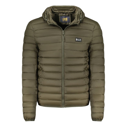 Cavalli Class Green Polyester Men Jacket