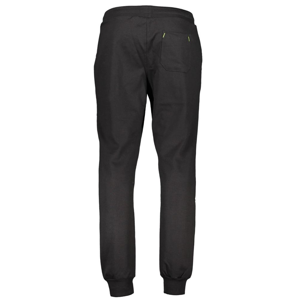 Gianmarco Venturi Nero Cotton Men's Trackpant