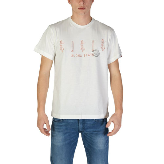 Replay White Cotton T-Shirt 1728,71956299936,Clothing,IT44 | S,IT46 | M,Men,New with tags,Replay,T-Shirts - Clothing,White