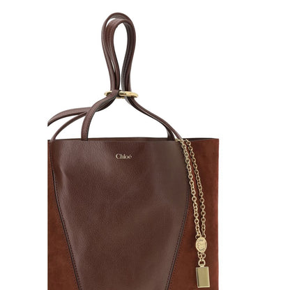 Chloé Brown Calf Leather Bos Taurus Shoulder Bag
