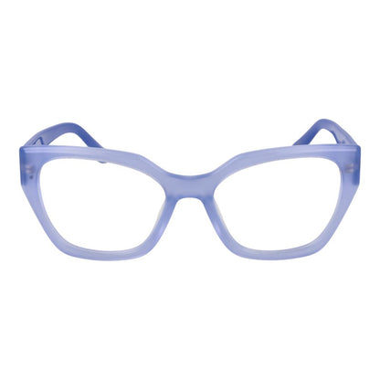 Guess Purple Acetate Glasses (Frames) for women in full-rim cat eye style with purple acetate frame and demo lenses. Size 51-17-145.