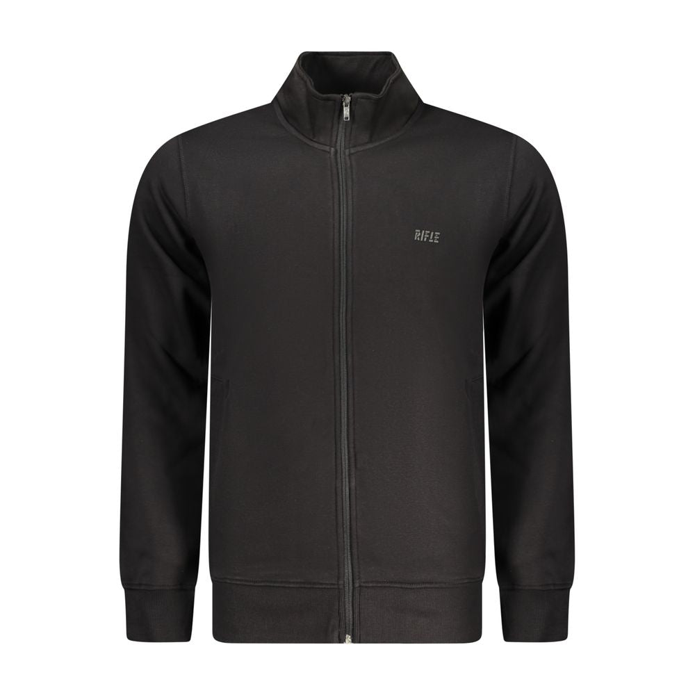 Rifle Black Cotton Men Sweatshirt