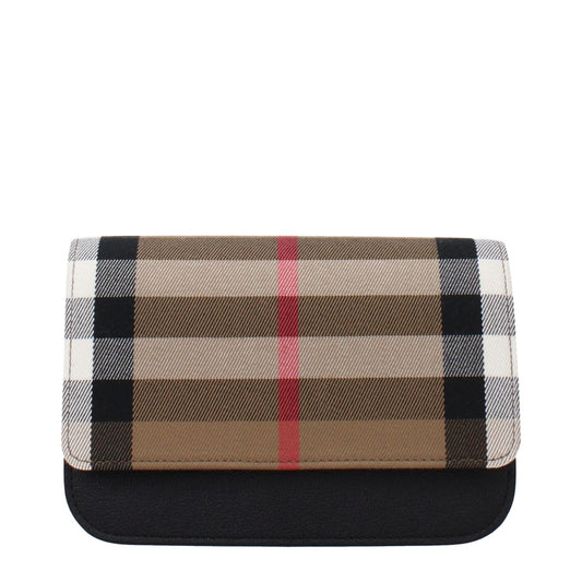 Burberry Beige Fabric Clutch Bag
