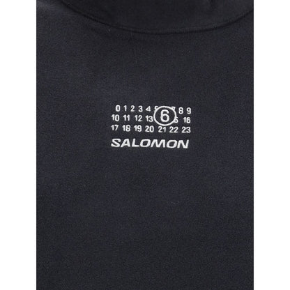 MM6 Black Polyester Top