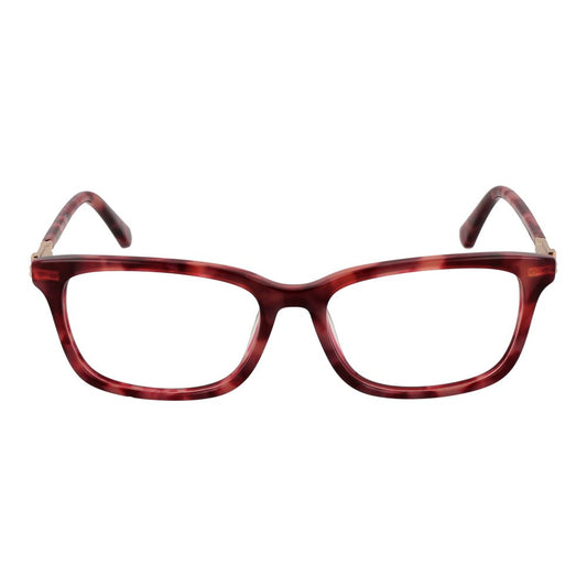 Guess Red Acetate Glasses (Frames) for women, rectangle full-rim style, size 50-15-140 with branded case, spring hinge.