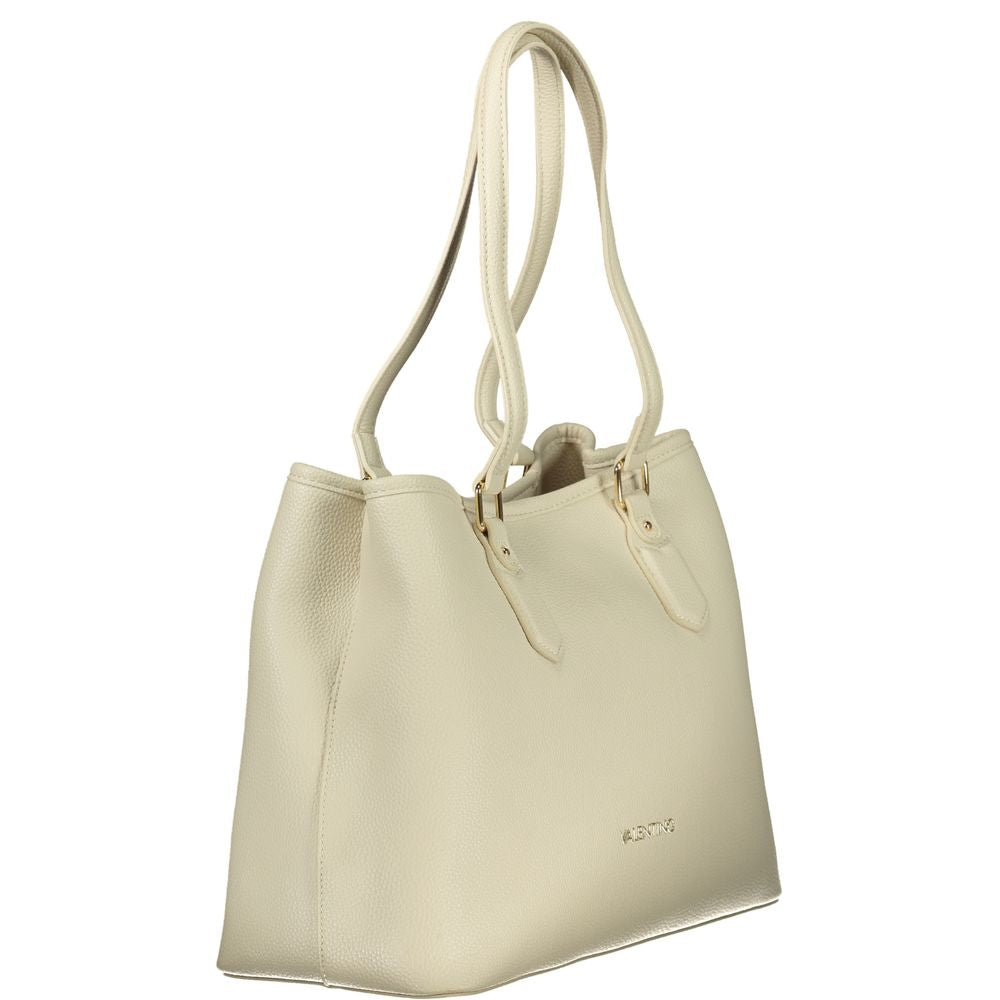 Mario Valentino Beige Polyurethane Women's Bag