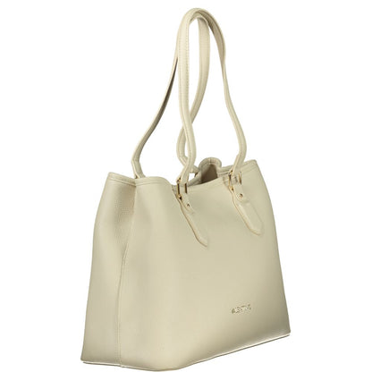 Mario Valentino Beige Polyurethane Women's Bag
