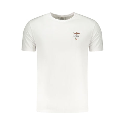 Aeronautica Militare White Cotton Men's T-Shirt